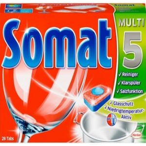 Viên rửa bát Somat 5in1