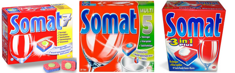 Viên rửa bát Somat Multi 3in1, 5in1, 7in1
