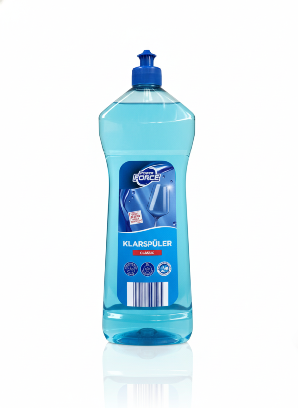 Nước làm bóng trợ xả cho máy rửa chén bát Power Force - Chai 1000ml